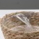 Kashpo wicker "Tanzania", 15.5x15.5x13.5 cm, natural, white