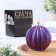 Figure candle "Faced ball", 6.5x6.5 cm, purple, in the box