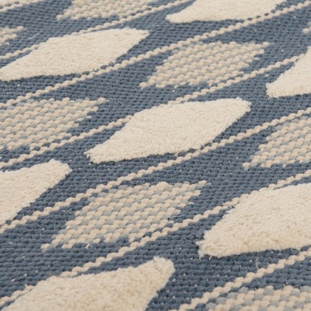 Argyle Ethnic cotton carpet, size 70x160 cm-8