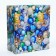 New Year. Gift box New Year's box is large gift with a plastic handle "Shine" 285x140x330 mm.