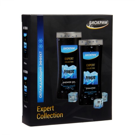 Gift set of men's Expert Collection Freeze: shampoo, 250ml + shower gel, 250ml-1
