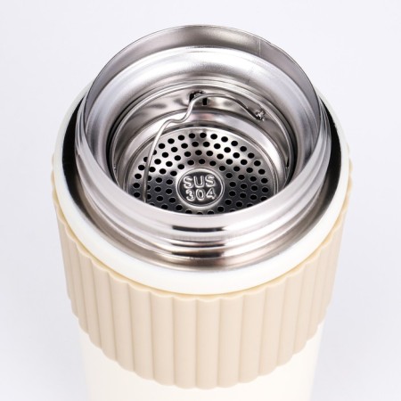 Thermal circle, 400 ml, New Design, retains heat 12 hours, thermometer, sieve-2