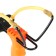 A slingshot with a fixed emphasis with a ball for balls