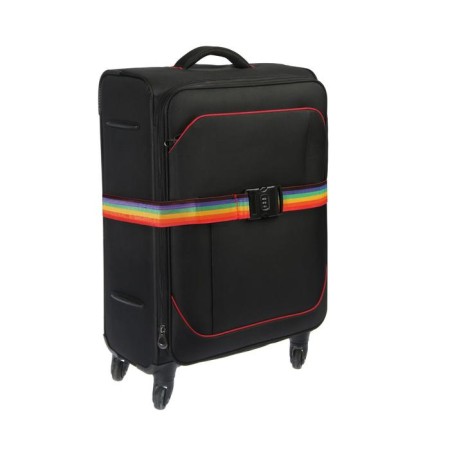 A belt for a suitcase or bags with a code lock of tundra, mix-5