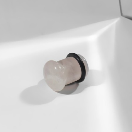 Tunnel "Pink quartz", d = 8 mm, pink color