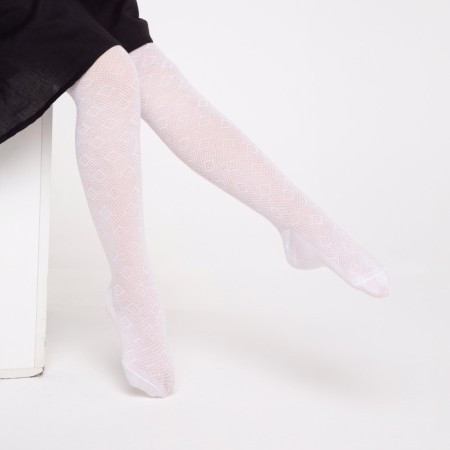 Pantyhose children, white color, height 110-116-1