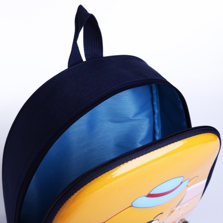 Baby backpack on lightning, blue color-5