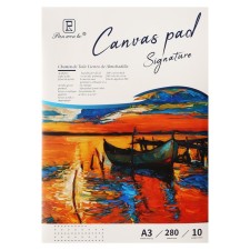 Album for drawing, primed canvases, A3, 10 sheets, density 280g/m, for acrylic and oil