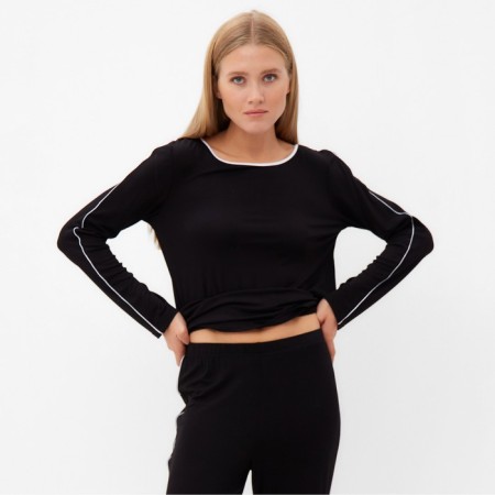 Kit (jumper, trousers) female minku, color Black Rr. 44-1