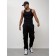 Cargo jeans male, size 52, black color