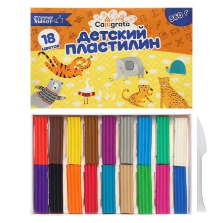 Plasticine 18 -ZV 360g Calligrata classic-5