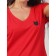 Women's dress "Cat", size 48, red color
