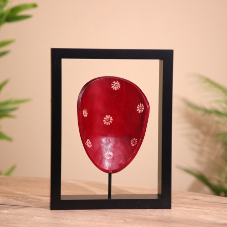 Souvenir "Mask in the frame" Batik, tree 22x5x29 cm-3