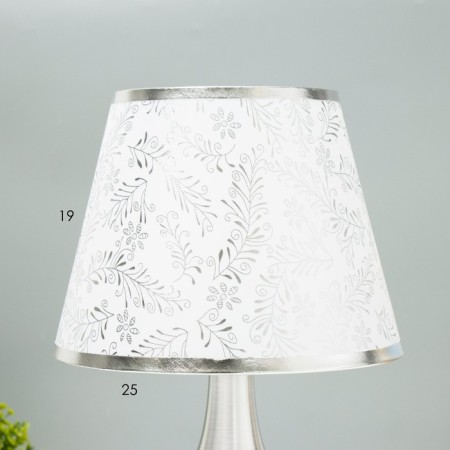 Izabella table lamp E27 40W silver 25x25x38 cm Risalux-5