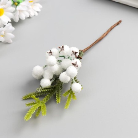 Decor for creativity "spruce branch and snowballs" 22 cm