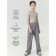 Children's pants Amarobaby Twice, height 140 cm, gray color