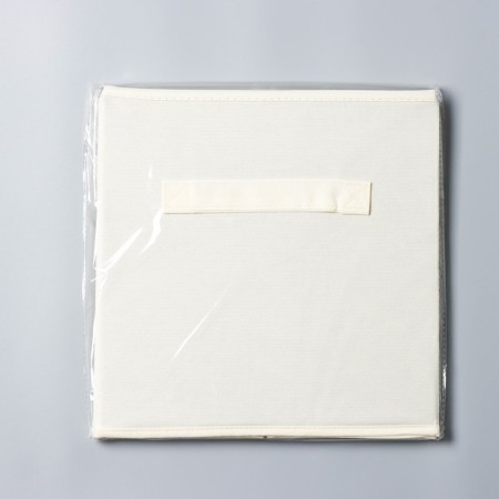 Storage box, 28 × 28 × 28 cm, milk color-4
