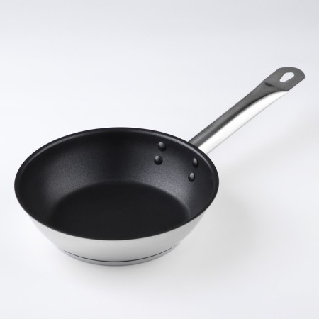 Shipping pan “GOODOTH”, D = 20 cm, body thickness 0.6 mm, bottom 3.5 mm, with a heat distribution layer, anti -stick coating, induction