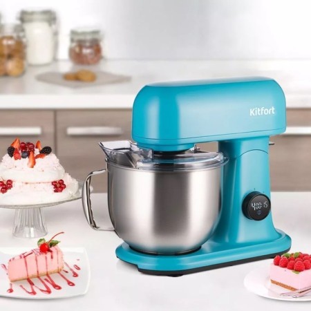 Mixer KitFort KT-3473-2, planetary, 1,500 watts, 5 l, 8 speeds, blue-3