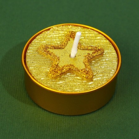 Tea candle "New Year", d = 4 cm, mix-7