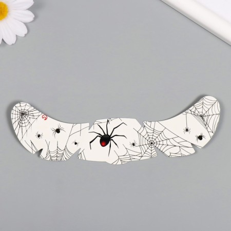 Tattoo on the body Black "Freckle. Web on the web" 16x5 cm