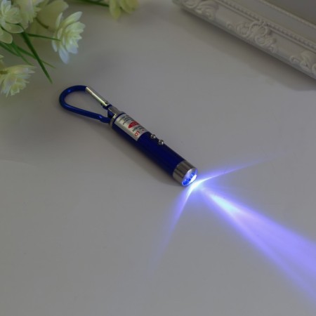 Flashlight+laser on the carbine of 2 metallic modes MIX 9.2x1.3x1.3 cm-3