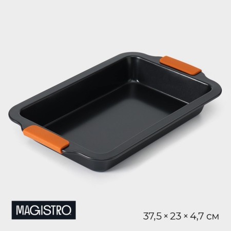 Battering for baking Magistro French Bakery, 37.5 × 23 × 4.7 cm, anti -stick coating