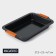 Battering for baking Magistro French Bakery, 37.5 × 23 × 4.7 cm, anti -stick coating