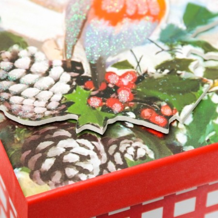 A set of boxes 3 in 1, 15.5x15.5x7.5 - 18x18x8.5 - 20x20x9.5 cm.-3