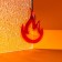 Suspended flame flame, boss