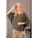 Female jumper, size 50, khaki color