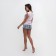 Pajama kaftan "cage" shorts, T -shirt, p. 40-42, pink/gray