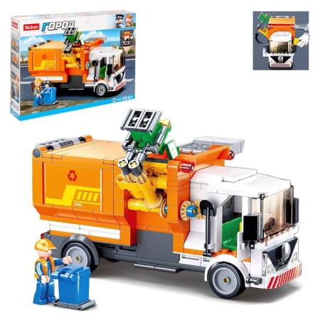 Designer city "garbage truck with side loading", 326 parts