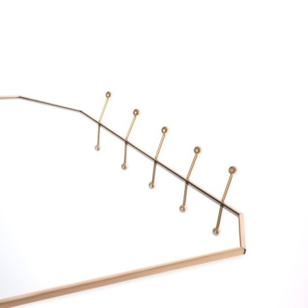 Wall mirror "geometry", mirror surface 24.3 × 29.4 cm, golden color-3