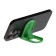 Luazon phone stand, folding, oval, adjustable height, green
