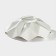 Porcelain salad magistro "abundance", 260 ml, d = 15 cm, white color