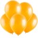 Latex ball 12 ", pastel, set 100 pcs., Orange color