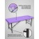 Cosmetological couch with a face for Massage Strong face, size 190 × 70 × 73 cm, lilac color