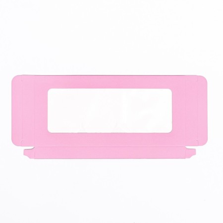 Gift box for chocolate tiles, with a window, pink, 17 x 8 x 1.4 cm-4