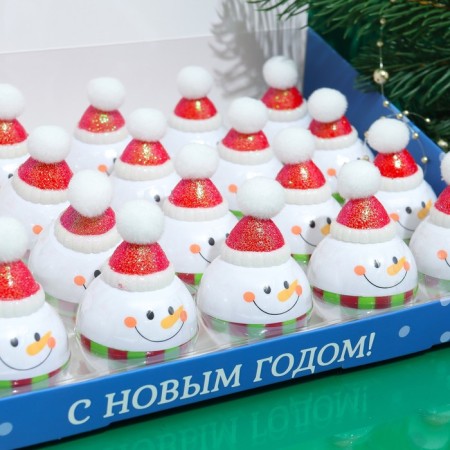 Lip balm "New Year's snowman"-3