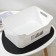 SCANDI storage basket, 10 l, 34 × 24 × 14 cm, white color