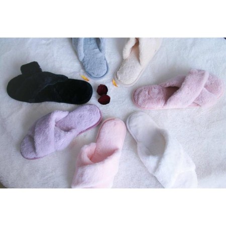 Slippers # 2 women, size 36.5, purple color-1