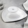 Porcelain salad Magistro "Blanche. Rose ", 600 ml, d = 23 cm, white color