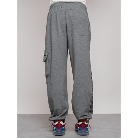 Sports male pants, size 48, gray color-12