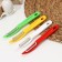 Vertical vegetable, plastic ABC, 17.5 cm, color mix