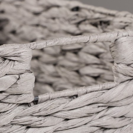 Stelly basket "Kolos", 31x22x19 cm, gray-1