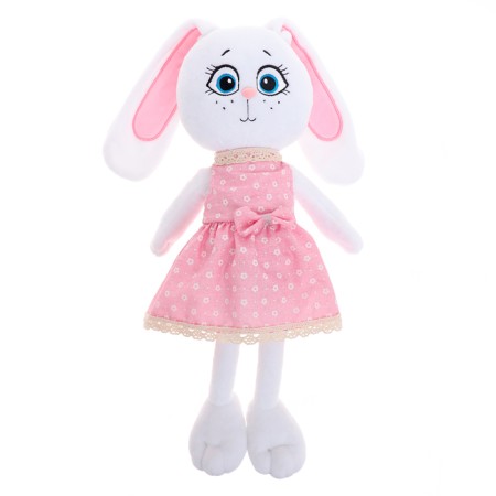 Soft toy "Bunny Emmy in a dress", 25 cm-3