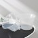 Kashpo for flowers with an insert “Laguna”, 600 ml, D = 13 cm, h = 9 cm, transparent