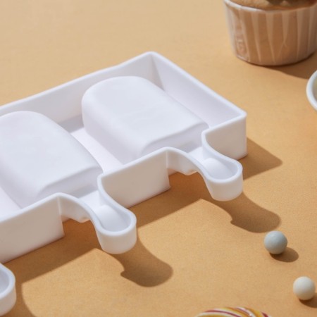Ice Cream “Eskimo with sweets”, silicone, 19.5 × 17.7 cm, 3 cells (7 × 4.2 cm), Mix color-2
