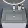 Sink uperwood Classic quartz 60 cm, quartz, gray matte, platinum